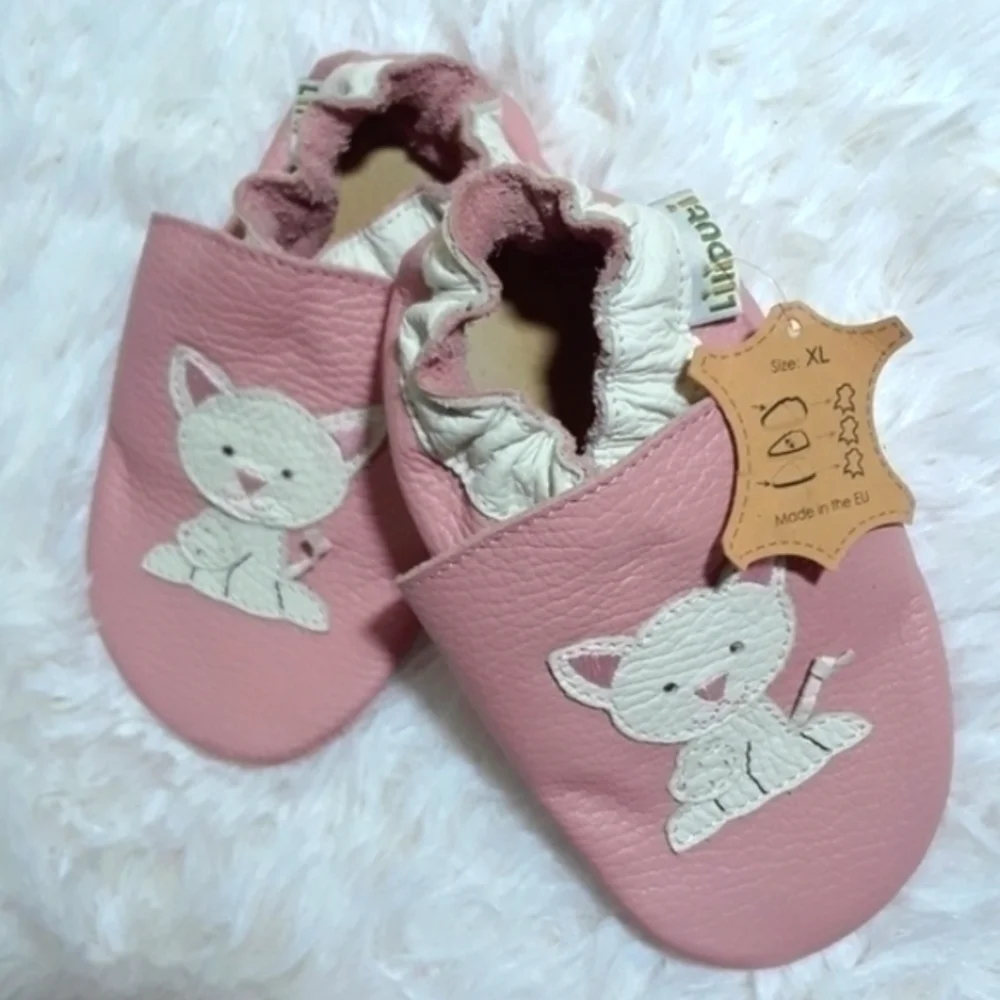 Liliputi Kitty Cat Leather Baby Moccasins-🏆HP🎉🏆
